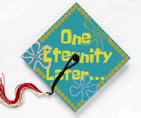 One Eternity Later, Creative Graduation Caps, Disney Paper Dolls, Topper Design, Graduation Cap Toppers, Graduation Cap Designs, Graduation Hat, Graduation Cap Decoration, Cap Decorations