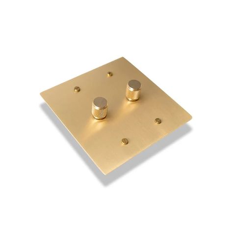 Dimmer Switch Single Pole With Elegant Brass Plate - Etsy Toggle Light Switch, Brass Plate, Elegant Home Decor, Electrical Outlets, Switch Covers, Outlet Covers, Switch Plates, Dimmer Switch, Light Switch