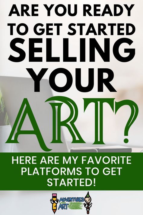 How to Get Started Selling Art Online! In this tutorial, learn about my favorite platforms as an artist for getting started selling my art online. If you want to start a new work from home opportunity, think about the selling potential your art could have! Work From Home Opportunity, Custom Dog Bowls, I Would Rather, Sell My Art, Selling Art Online, Work From Home Opportunities, Introverted, Art Business, Create T Shirt