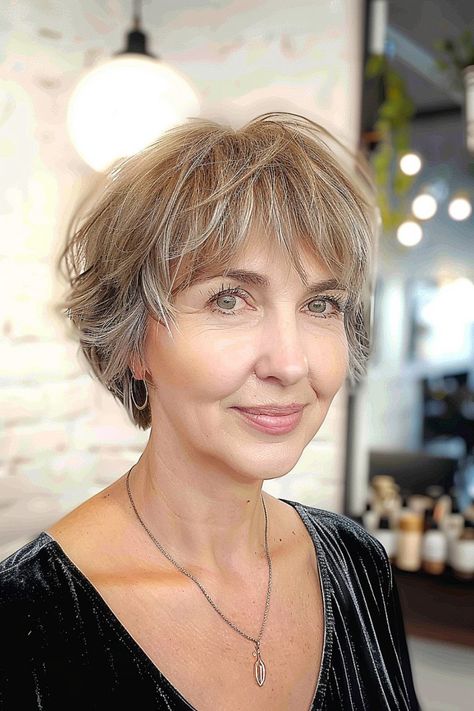 Best Haircuts for Women Over 50 with Fine Hair Soft Curtain Bangs, Fine Hair Cuts, Long Pixie Cut, Best Haircuts For Women, Longer Pixie Haircut, Short Shag Haircuts, Blonde Bob Hairstyles, Straight Hair Cuts, How To Cut Bangs