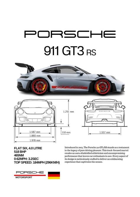 Typography Shirt Design, Car Advertising Design, Baby Shower Deco, Cool Car Accessories, Porsche Motorsport, Porsche Gt3, Gt3 Rs, Pretty Cars, Car Posters