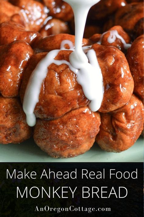 Say goodbye to the can and hello to flavor with this easy recipe for overnight monkey bread made with real food ingredients! It's ready when you are in the morning. Make Ahead Monkey Bread, Monkey Bread Recipe From Scratch, Monkey Bread From Scratch, Homemade Monkey Bread, Christmas Brunch Recipes, Bread From Scratch, Special Occasion Food, Delicious Cookie Recipes, Christmas Brunch