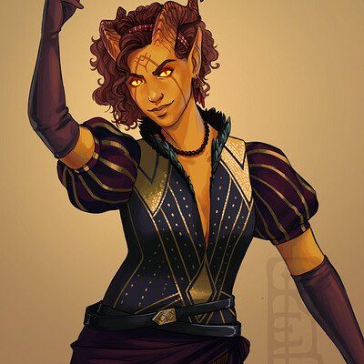 ArtStation - Rachel Denton Tiefling Female, Animation Photo, Tiefling Bard, Design Club, Roleplay Characters, Character Creator, Dungeons And Dragons Characters, Dnd Art, Arte Fantasy