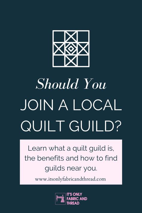 Is joining a local quilt guild for you? Learn what quilt guilds are, the befits and if joining a quilt guild is for you. Plus find resources for locating a quilt guild near you. Quilt Guild Activities, Quilting Business, Teaching Sewing, Quilt Club, Club Ideas, How To Get Better, Quick Reads, Quilt Guild, Teacher Guides