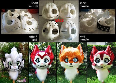 Kemono Fursuit, Fursuit Tutorial, Fursuit Head, Cosplay Tutorial, Kawaii Plushies, Cosplay Diy, Cosplay Characters, Craft Tutorial, Online Gallery