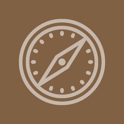 safari Brown Safari Icon, Tan Homescreen, Phone Customization, Safari Green, Vintage Safari, Phone Icons, Ios App Icon Design, App Covers, Png Icons