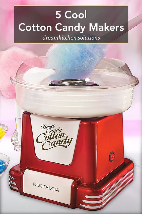 The 5 best cotton candy machines are here! These machines are fun for all the family:  read our reviews, buy the one that fits, and enjoy delicious homespun #cottoncandy Cotton Candy Maker, Cotton Candy Machines, Low Sugar Treats, Candy Maker, Easy Sweets, Candy Match, Diy Shadow Box, Dessert Party, Retro Candy