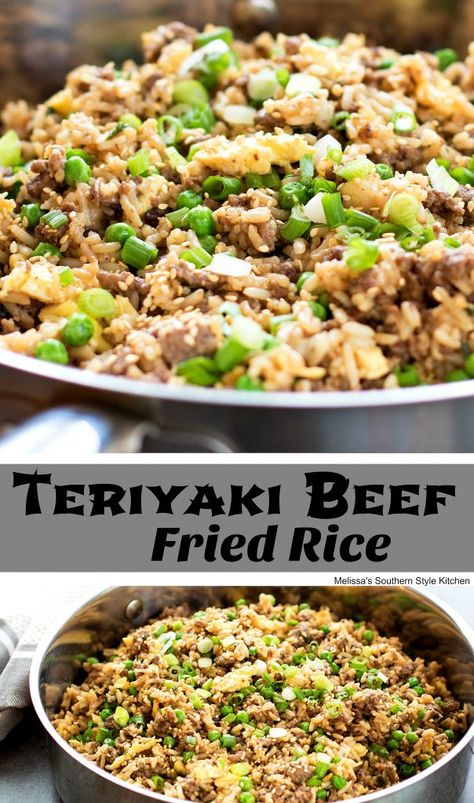 Dinner Rice, Beef Fried Rice, Teriyaki Beef, Chinese Vegetables, Mapo Tofu, Beef And Rice, Fried Rice Recipe, Chinese Dishes, Asian Dishes