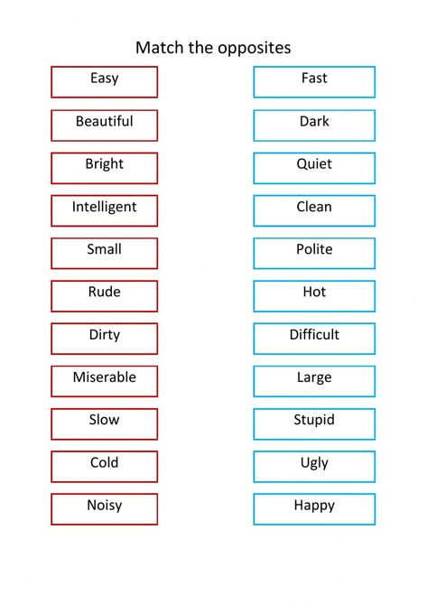 Opposites Worksheet Grade 1, Opposite Adjectives Worksheets, 1st Class English Worksheet, Adjectives Worksheet For Grade 1, English Writing Skills Worksheets, Vocabulary Words Worksheet, Opposite Worksheet, Adjectives For Kids, Adjectives Exercises