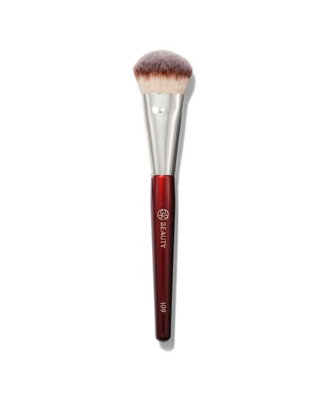 Amazon.com: BK BEAUTY BRUSHES - 109 MINI CONTOURED FOUNDATION - Face Brush for Liquid or Cream Foundations - Bronzer, Blush & Highlighter Makeup Brush : Beauty & Personal Care Waves With Curling Iron, Contour Bronzer, Liquid Contour, Hair Crimper, Hair Waver, Meaningful Beauty, Beauty Brushes, Skin Care System, Liquid Highlighter