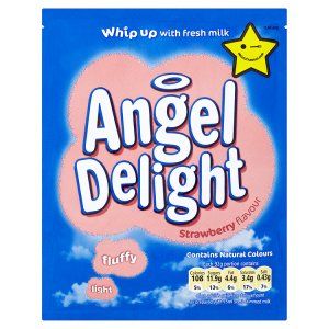 Angel Delight Strawberry Flavour 59g 2000s Food, 80s Food, Instant Dessert, Angel Delight, Yogurt Drinks, Baking Mixes, Baked Dessert Recipes, British Food, Fresh Milk