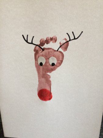 Reindeer Craft, Christmas 2014, Christmas Crafts For Kids, Baby Crafts, Christmas Activities, Babies First Christmas, Xmas Crafts, 1st Christmas, Christmas Projects