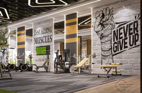 Boutique Gym Design, Gym Architecture, Fitness Center Design, Modern Lobby, Boutique Gym, Woman Gym, Gym Design Interior, Mini Gym, Spa Room Decor