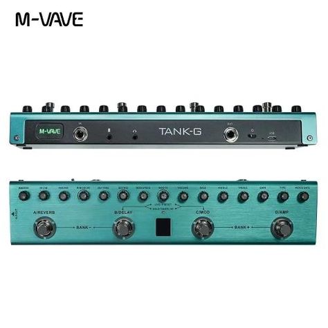 Pedal de guitarra baixo m-vave tank g tank b recarregável pedaleira cu Edit Presets, Music Accessories, Sound Card, Guitar Effects Pedals, Computer Software, Guitar Pedals, Equalizer, Data Transmission, Guitar Effects