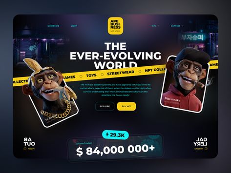 Stunning Website Design, Gaming Website Design, Game Website Design, Nft Website Design, Game Landing Page, Nft Website, Game Website, Gaming Website, Nft Design