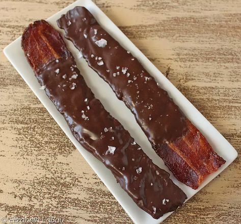 Chocolate-Covered Bacon Recipe Chocolate Dipped Bacon, Chocolate Covered Bacon, Covered Chocolate, Chocolate Bacon, Salty Treats, Candied Bacon, Bacon Recipes, Chocolate Dipped, How To Make Chocolate