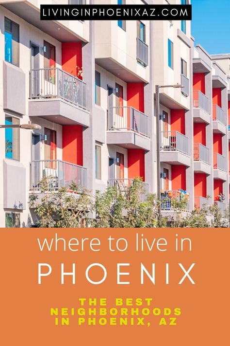 Do you want to move to Phoenix, Arizona? are you researching the best places to live in Phoenix, AZ? Read this guide to the best neighborhoods in Phoenix to consider living in! Moving To Phoenix Arizona, Best Restaurants Phoenix Arizona, Phoenix Downtown, Phoenix Attractions, Tempe Town Lake, Where To Live, Arizona Living, Living In Arizona, Downtown Phoenix