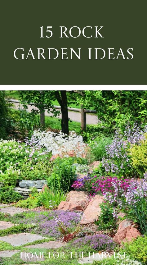 Placing rocks in your garden can add a natural appearance to the blooms and greenery around them. If you aren’t sure where to start, this post will provide you with a few rock garden ideas to get you started. Whether you are using smooth pebbles or larger stones, there’s tons of inspiration! Contents show 1. … Mound In Garden, Rock Placement In Garden, Boulders In Landscape, Rock Gardens With Plants, Rock Garden Front Yard, Shade Rock Garden, Rocks In Garden, Rock Garden Edging, Stones In Garden