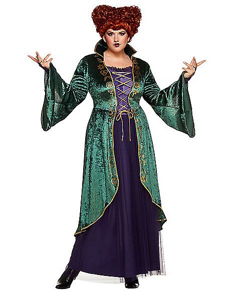 Winifred Sanderson Costume, Hocus Pocus Halloween Costumes, Hocus Pocus Winifred, Police Halloween Costumes, Halloween Costumes Plus Size, The Sanderson Sisters, Winifred Sanderson, Plus Size Halloween Costume, Plus Size Costumes