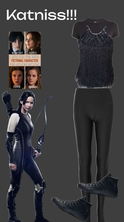 Katniss! Katniss Outfit, 20 Questions, Fictional Characters