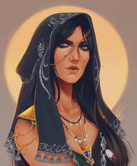 Fantasy Reference, Arabic Characters, Fantasy Portraits, Dungeons And Dragons Characters, Dnd Art, Mythology Art, Character Ideas, Arte Horror, Fantasy Inspiration