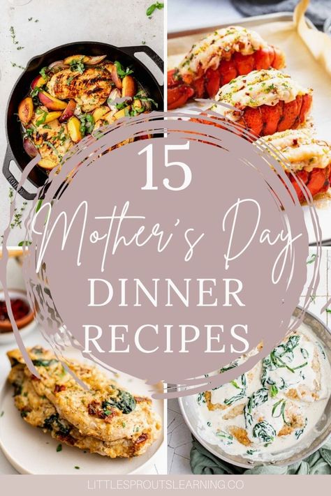 When your mom makes you dinner every day of the year you want to give her a break for her special day then these Mother’s Day dinner recipes are just what you are looking for to make Mother's Day special for mom! Healthy Mothers Day Dinner Ideas, Mother’s Day Meal Ideas, Mothers Day Menu Ideas, Mother’s Day Food Dinner, Mother’s Day Dinner Ideas, Mother’s Day Dinner, Mothers Day Dinner Ideas, Mothers Day Meals, Stuffed Chicken Breast Spinach