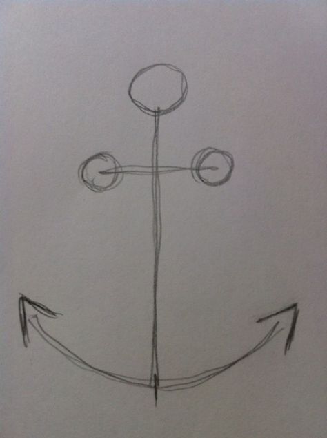 If you want to learn to draw a simple and easy anchor then you need to take a look at this drawing tutorial. It teaches you a step-by-step process to draw a simple anchor quickly. Find out more... Anchor Drawings, Human Face Drawing, Simple Flower Drawing, Artsy Crafts, Flowers Mandala, Drawing Steps, Flower Drawing Tutorials, Wall Drawing, Plant Drawing