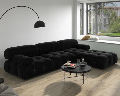 Dark green sofa