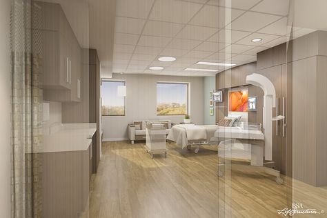 Maternity Care Patient Room | Design Insights & Strategies Healthcare Interior Design, Recovery Room, Shaw Contract, Hospital Interior, Hospital Room, Bathroom Wall Cabinets, Hospital Interior Design, Hospital Design, Commercial Carpet