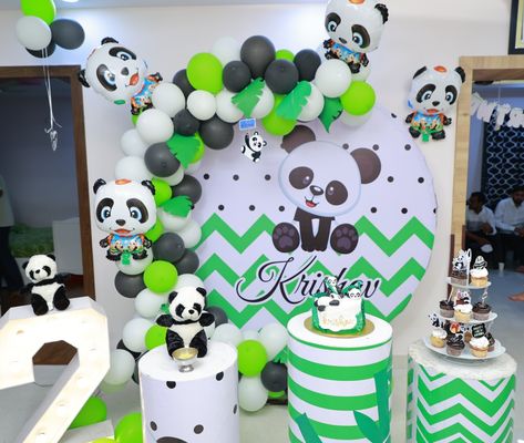 2 nd birthday baby boy themes Panda Theme Birthday, Birthday Baby Boy, Panda Theme, Baby Boy Themes, 1st Birthday, Baby Shower, Shower, Cake