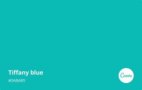 Tiffany Blue Meaning, Combinations and Hex Code - Canva Colors Tiffany Blue Bathrooms, Blue Color Meaning, Blue Hex Code, Tiffany Blue Color, Azul Tiffany, Blue Pictures, Hex Codes, Color Meanings, Blue Colour Palette