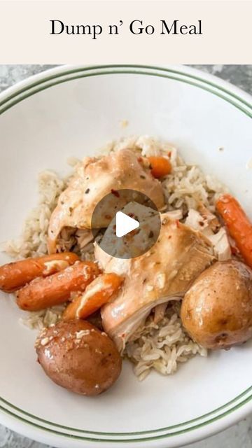 Jordan farmer on Instagram: "Ok this dump n go Crockpot dinner couldn’t be easier!! Perfect for busy weeknights! I saw @holliewdwrd share this and had to try! The whole family loved it! Save this for later!!!
Recipe:
4-6 chicken breast
1 bag red potatoes
1 bag baby carrots
Bottle of Italian Dressing Cook on high 4-6 hours
I served it over rice! So yummy!
#easyrecipes #crockpot #crockpotmeals" Crockpot Chicken Italian Dressing, Italian Dressing Chicken, Freezer Dinners, Italian Dressing, Crock Pot Slow Cooker, Crockpot Recipes Slow Cooker, Crock Pot Cooking, Easy Delicious Recipes, Baby Carrots