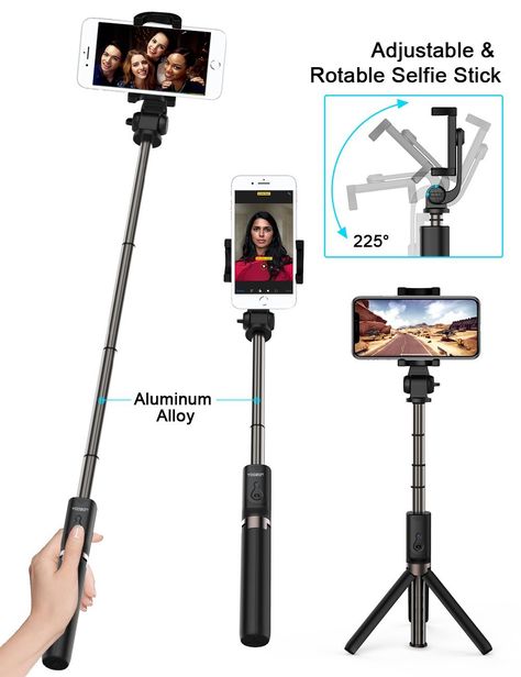 Phone Tripod, Camera Tripod, Tripod Stand, Monopod, Phone Mount, Phone Stand, Selfie Stick, Iphone X, Phone Holder