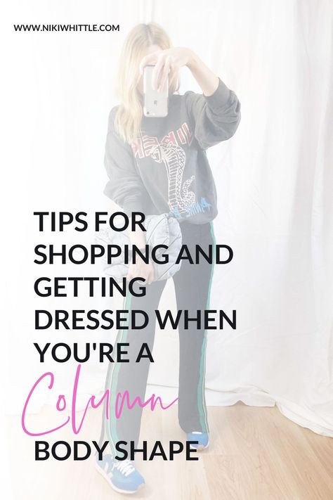 If you are a column or ruler shape you sometimes struggle to find clothing that fit or creates shape.  Sara from the blog Live Love Sara shares her style inspiration, tips for dressing her ruler shape, her favorite shops to buy clothes that fit a column shape, and her 3 wardrobe essentials  #columnshape #rulerbodyshape #bodyshape #bodytype #flattering #shoppingtips #womensfashion Column Shape Outfits, Column Body Shape Outfits, Shops To Buy Clothes, Column Body Shape, Style Rut, Flattering Outfits, Like A Mom, Body Outfit, Square Body