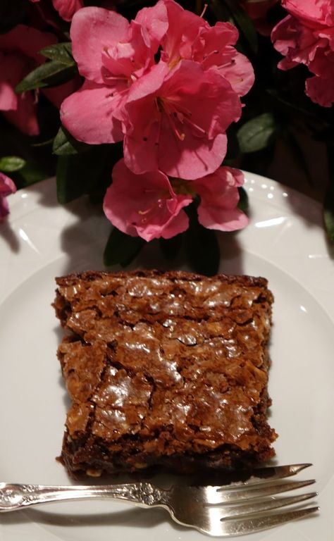 Katherine Hepburn's World Famous Brownie Recipe - Flunking Family Cooking Steak, Journal Article, Celebrity Recipes, Katherine Hepburn, Stick Butter, Home Journal, Famous Recipe, Star Food, Brownie Recipe