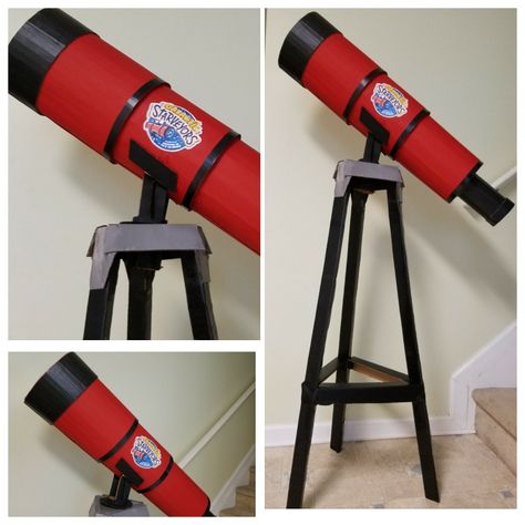 cardboard telescope for 2017 lifeway VBS Diy Telescope For Kids, Cardboard Telescope, Telescope Decor, Vbs Stellar, Telescope Craft, Astronaut Diy, Science Exhibition Ideas, Stellar Vbs, Diy Telescope