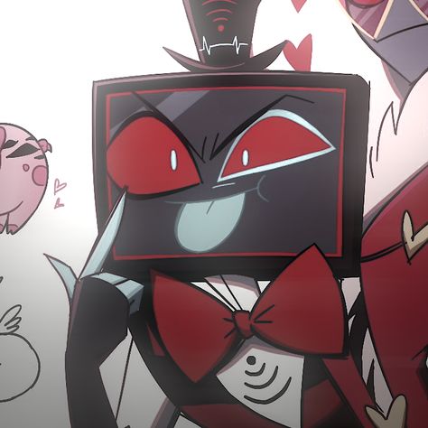 Val And Vox Hazbin Hotel, Staticmoth Matching Pfp, Valentino Icons Hazbin Hotel, Vox X Alastor Fanart, Vox Icons Hazbin Hotel, Hazbin Hotel The Vees, Vox And Alastor Matching Pfp, Plankton X Karen, Vox Icon