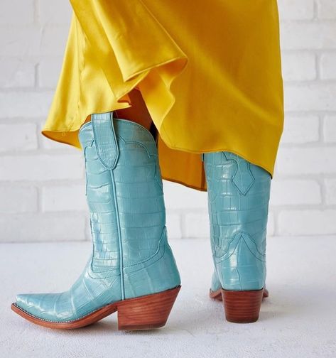 Miron Crosby (@mironcrosby) • Instagram photos and videos Blue Western Boots For Western-themed Events, Turquoise Western Boots With Patina, Turquoise Western Boots For Ranch, Western Knee-high Boots For Rodeo, Miron Crosby, Affordable Western Knee-high Cowboy Boots, Western Clothes, Western Outfits, Instagram Photos