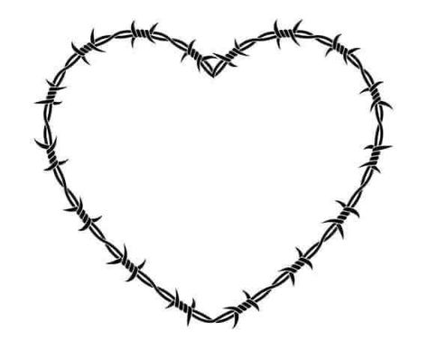 Barb Wire Heart Tattoo Design, Wire Fences, Adobe Illustration, Heart Tattoo Designs, Wire Fence, Heart Tattoo, Textures Patterns, Tattoos And Piercings, Fence