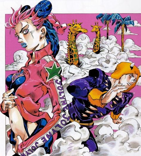 Jolyne Cujoh Official Art, Jjba Panels, Jojo Panels, Jojo Fashion, Hirohiko Araki, Jojo Stands, Jojo Art, Jojo's Adventure, Stone Ocean