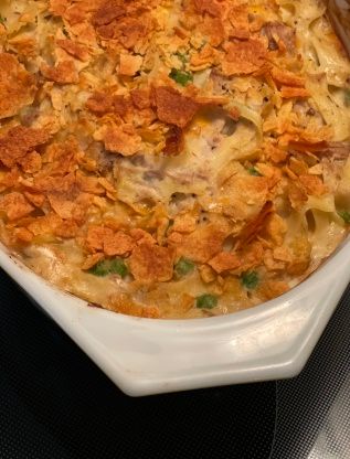 One of my daughter's inlaw shared this delightfully different tuna casserole with me better then ten years ago. After the first time I made it it was Tuna Noodle Casserole Recipe, Rice Cream, Turkey Tetrazzini, Vegan Noodles, Noodle Casserole Recipes, Tuna Noodle, Tuna Noodle Casserole, Comfort Casseroles, Tuna Casserole