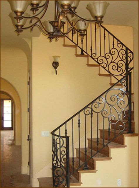 Iron Staircase Railing Iron Staircase Railing, درابزين السلم, Iron Stairs, Metal Stair Railing, درج السلم, Stairs Railing, Wrought Iron Stair Railing, Modern Stair Railing, Wrought Iron Staircase