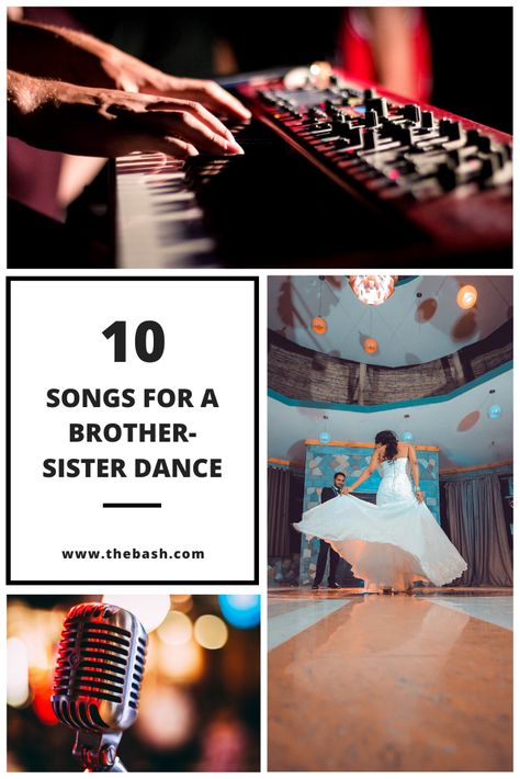 Sister Brother Dance At Wedding, Brother And Sister Dance Songs Weddings, Sibling Songs, Brother Sister Dance Wedding Songs, Brother Sister Wedding Dance Songs, Rock Wedding Songs, Brother And Sister Songs, Country Wedding Songs, Wedding Song List