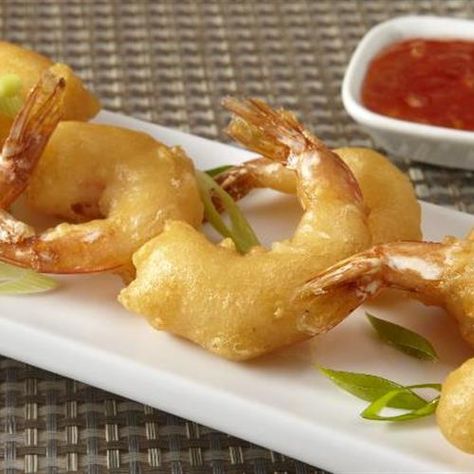 Argo Foodservice - Chinese Batter Fried Shrimp Batter Fried Shrimp, Shrimp Batter, Chinese Shrimp Recipes, Tempura Recipe, Fried Shrimp Recipes, Karo Syrup, Breaded Shrimp, Tempura Batter, Shrimp Tempura