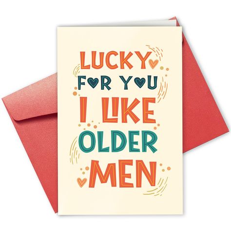 PRICES MAY VARY. Perfect for anyone who likes to make fun of their age, this card is sure to make him laugh. Printed on high quality card stock and beautifully packaged. All cards feature unique designs and quality embellishments. Card size: 8.1*5.3in (comes with a nice red envelope). Built-in blank space to write your personalized messages. Thanks for taking the time to read the listing. Hope you have a pleasant shopping experience! Printables For Boyfriend, Funny Birthday Cards Boyfriend, 21 Cards Birthday, Homemade Birthday Cards For Husband, Cute Note To Boyfriend, Husband Birthday Cards Handmade, Diy Cards For Boyfriend Birthday, Boyfriends Birthday Card, Funny Birthday Cards For Best Friends