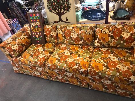 70’s Couch, 1970s Couch, 70 House, 70s Couch, 70 Furniture, Groovy Decor, 70s Room, Retro Rooms, Autumn Living Room