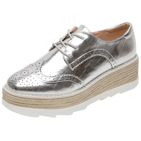 High Heel Loafers, Platform Casual Shoes, Oxfords For Women, Platform Oxfords, Oxford Platform Shoes, Women Wedges, Patent Leather Oxfords, Groom Shoes, Oxford Platform