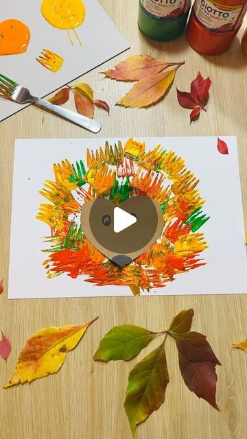 Fall Art Projects For Toddlers, Preschool Crafts Easy, Arts And Crafts For Preschoolers, Autumn Craft, Fall Art Projects, Toddler Art Projects, Autumn Art, Preschool Crafts, Fall Crafts