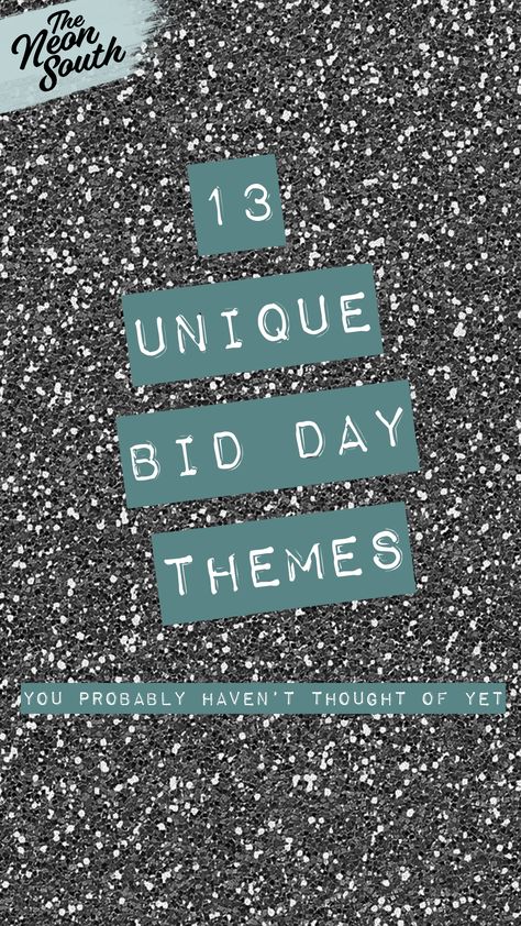 Follow our Pinterest board for Unique Bid Day Theme ideas filled with sorority shirt designs and other bid day theme inspo. We want to make sure your bid day is the best day | Neon South | bid day themes | bid day themes sorority | bid day themes unique | bid day shirts | bid day outfit | sorority life | sorority shirts | sorority recruitment | sorority shirt designs | sorority shirt ideas | sorority shirt outfit | sorority shirt design ideas | bid day best day | bid day inspo | Fraternity Recruitment Themes, Sorority Open House Themes, Unique Sorority Bid Day Themes, Recruitment Themes Ideas, Unique Bid Day, Bid Day Themes 2023, Bid Day Themes Sorority Unique, Sorority Recruitment Themes Ideas, Rush Themes Sorority