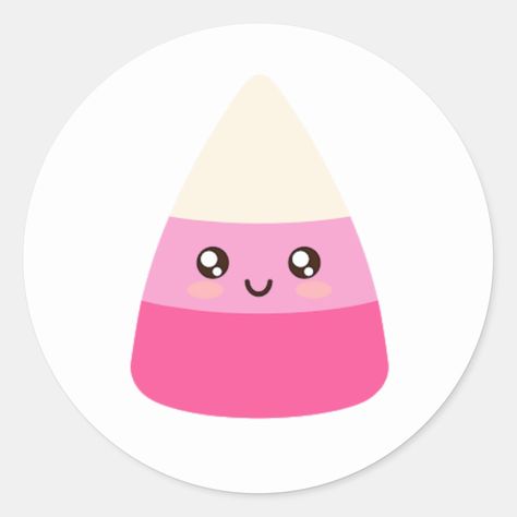 Pink Candy Corn, Corn Drawing, Kawaii Candy, Halloween Pink, Pink Kawaii, Cute App, Pink Pumpkins, Pink Halloween, Kawaii Halloween